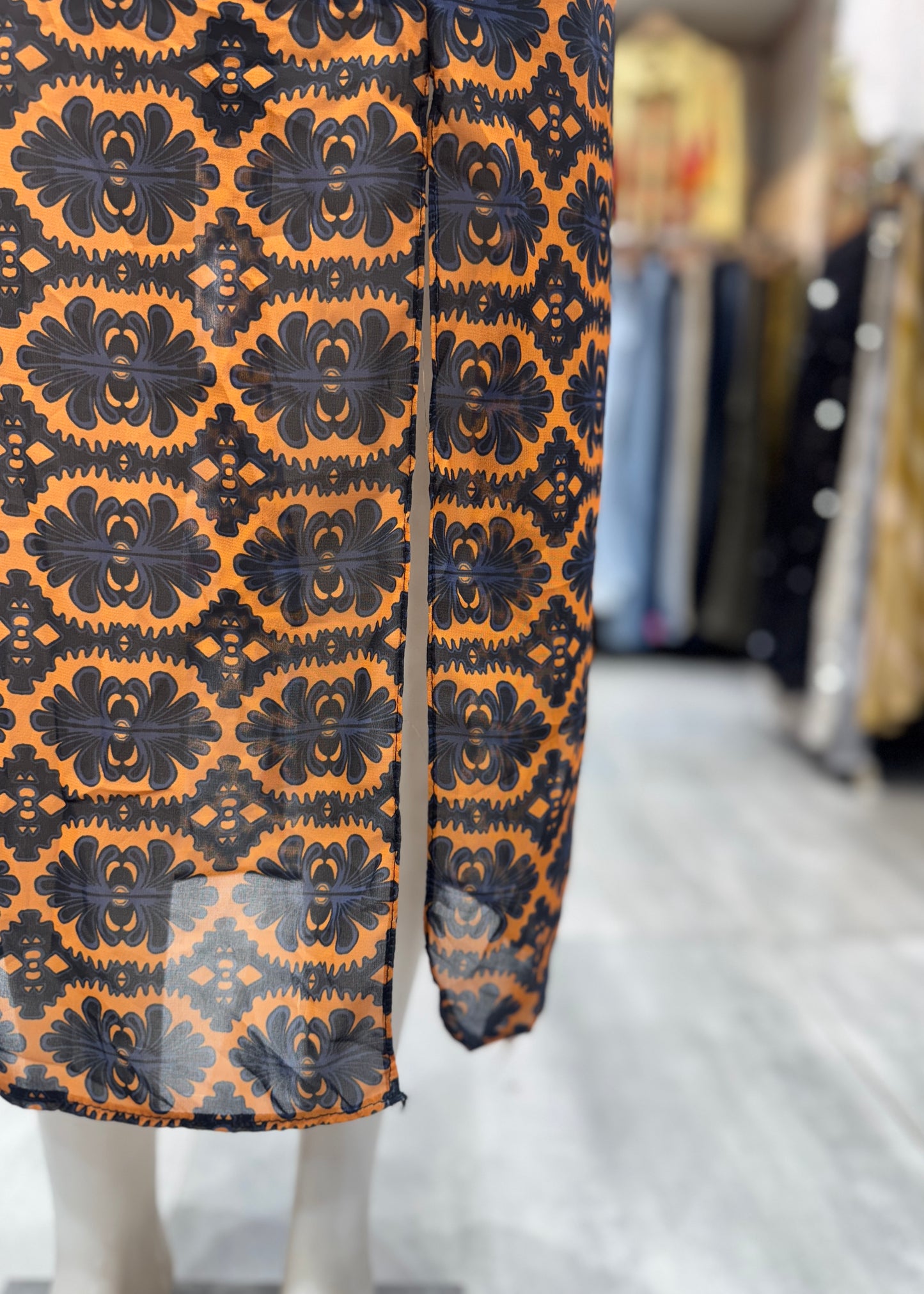 Lightweight Printed Skirt