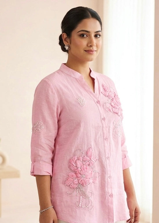 Floral Embellished Shirt