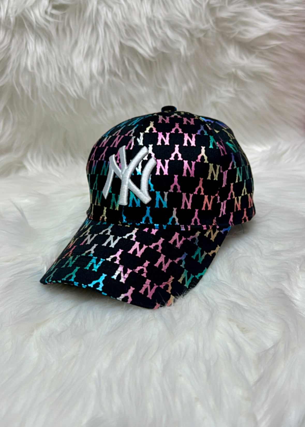 Classic Cap with Metallic Print