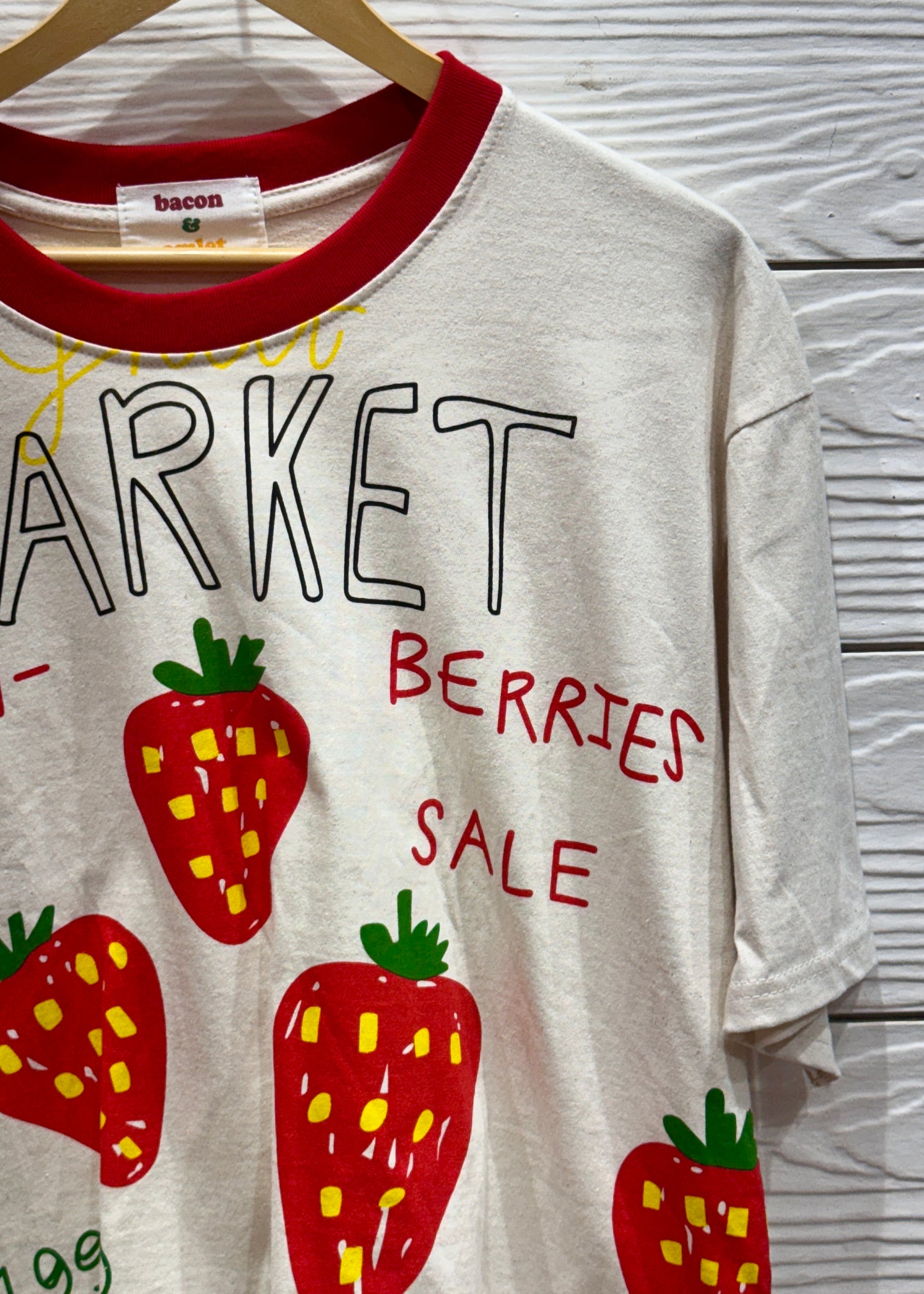 Printed Oversized Crop T-shirt