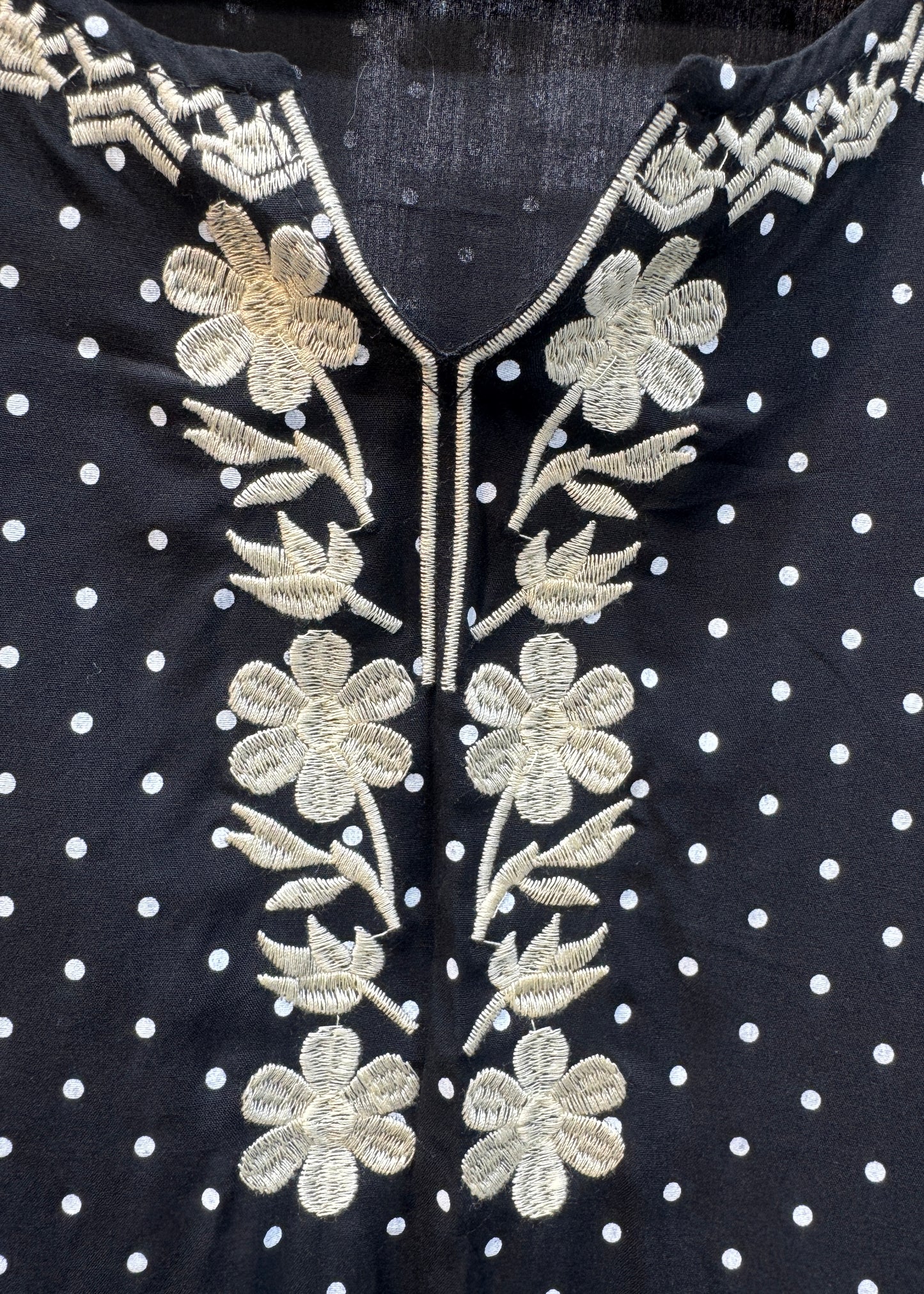 Embroidered Short Kurta Top