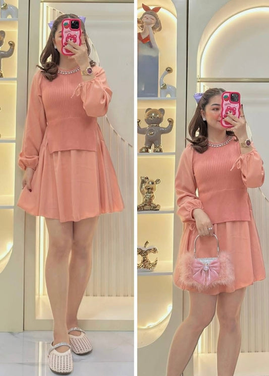 Cute Fit & Flare Short Dress