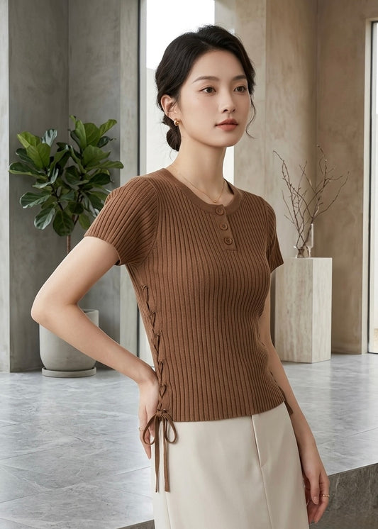 Plain Top with Side Tie-up