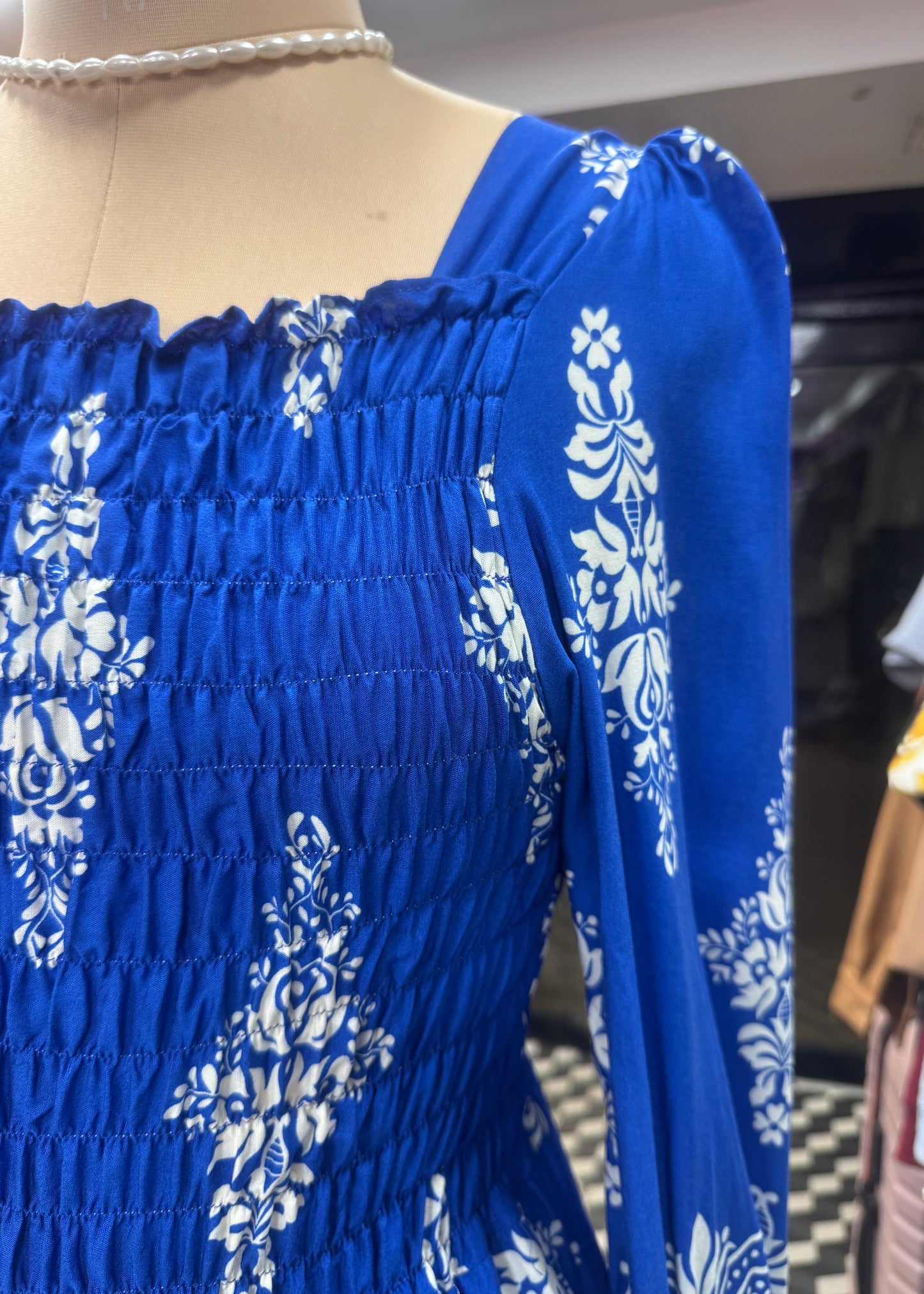 Long Printed Vacation Dress