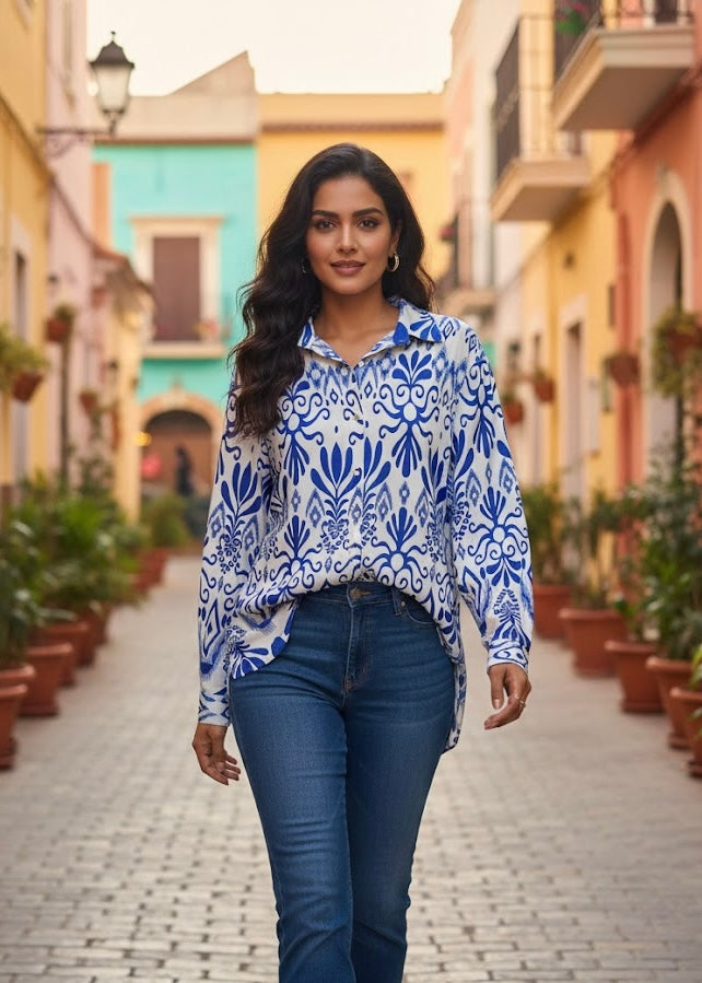 Long Printed Shirt