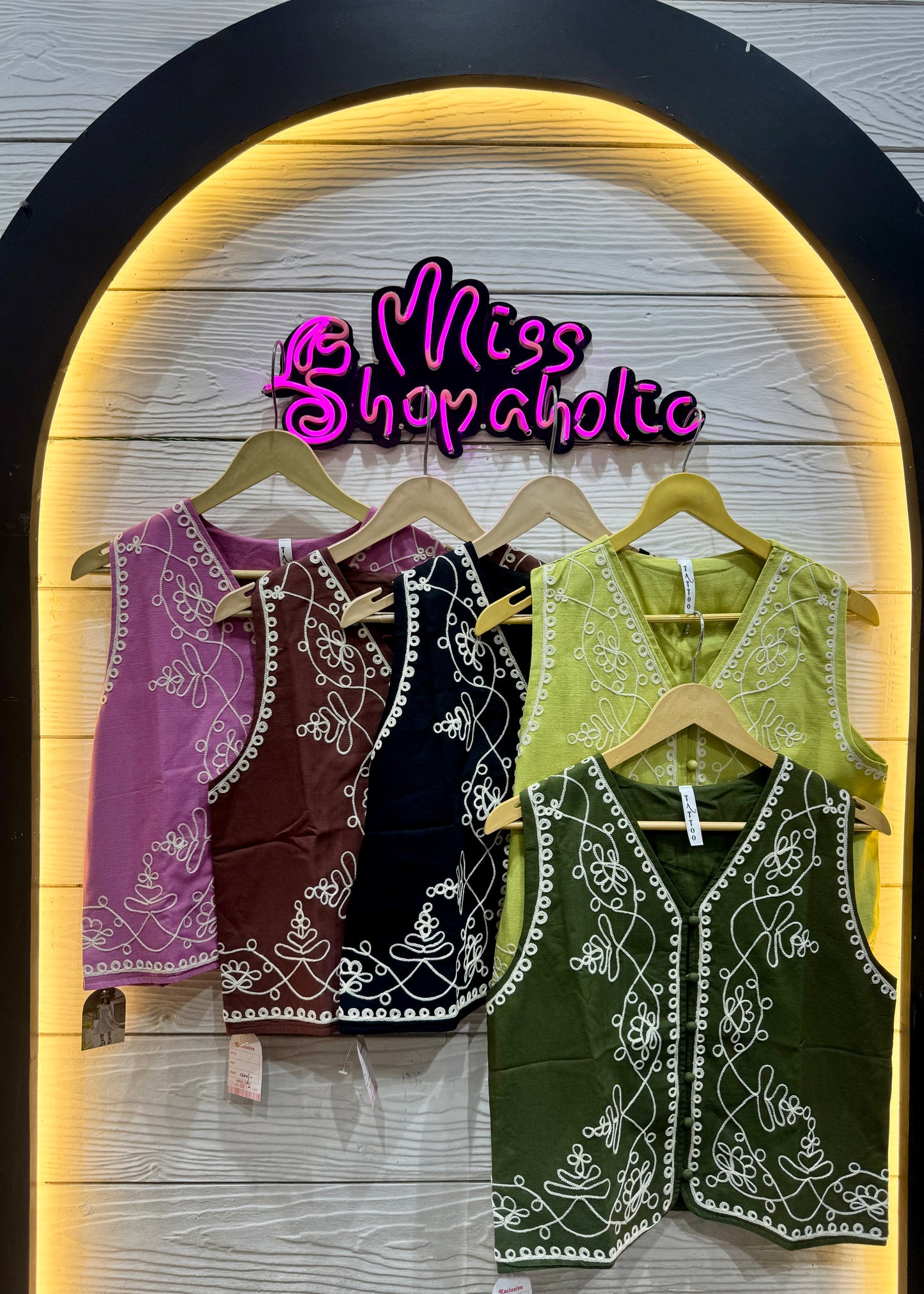 Cotton Embroidered Waist Coat