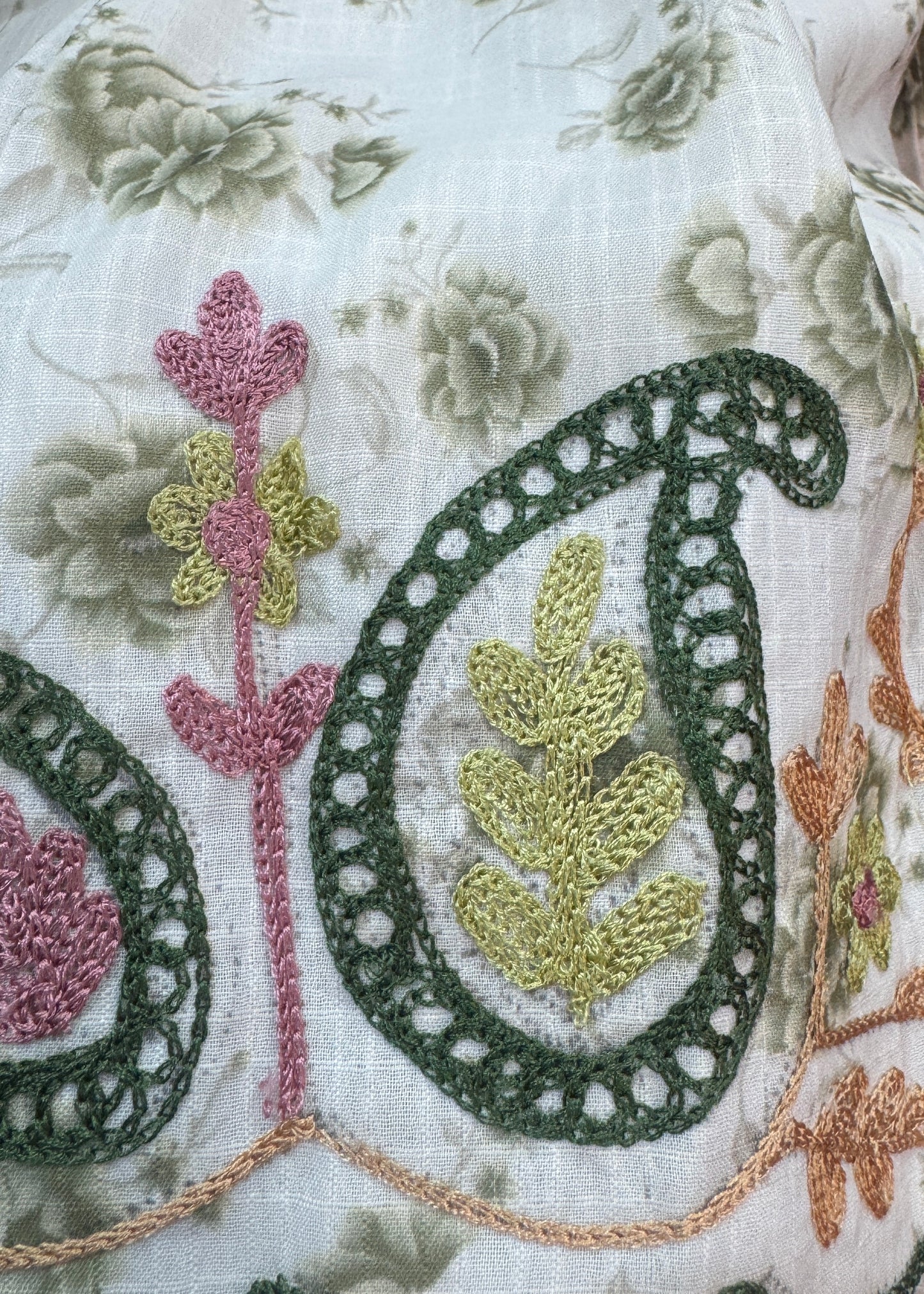 Embroidered Peplum Shirt