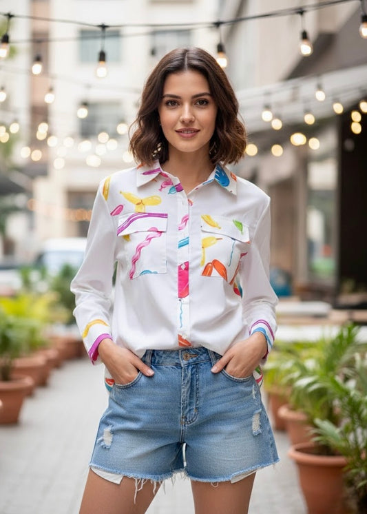 Cute Printed Summer Shirt