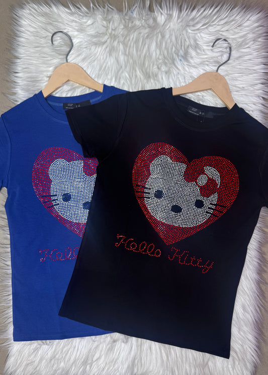 Stone Studded Cartoon T-shirts