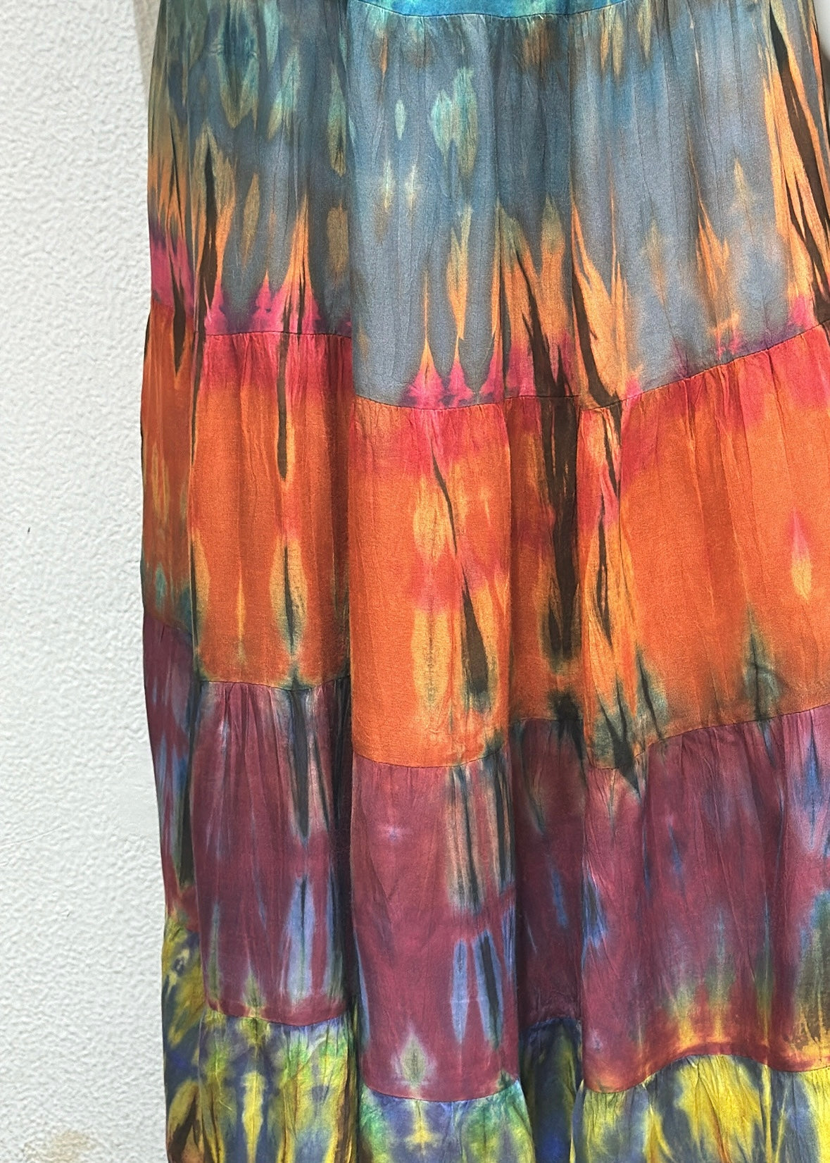 Tie Dye Printed Long Dress