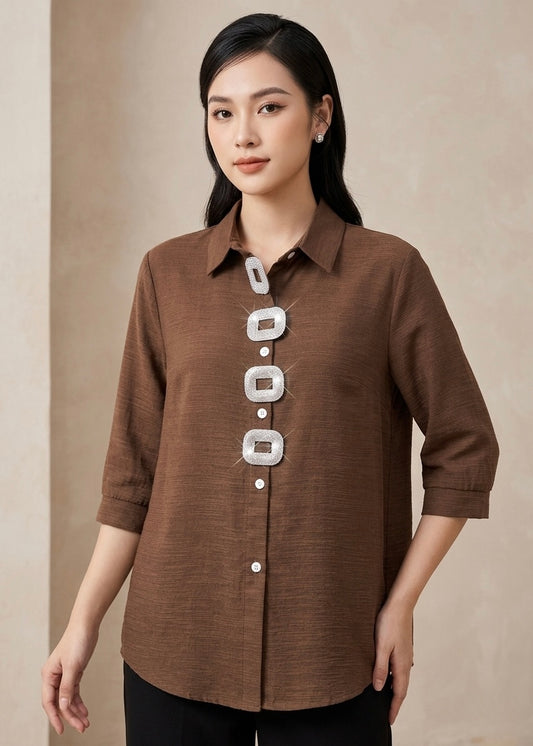 Soberly Embellished Shirt