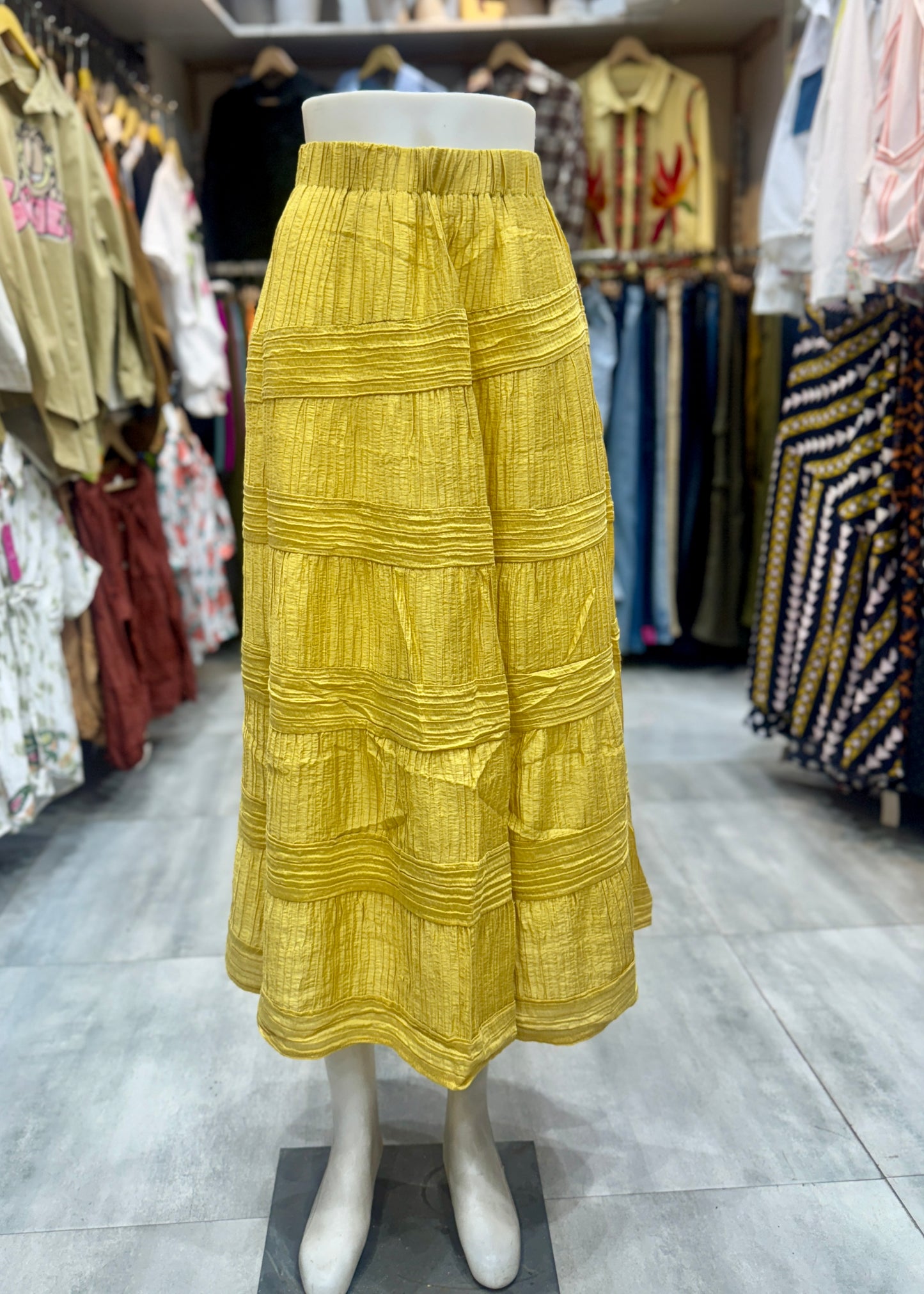 Long Casual Flowy Skirt