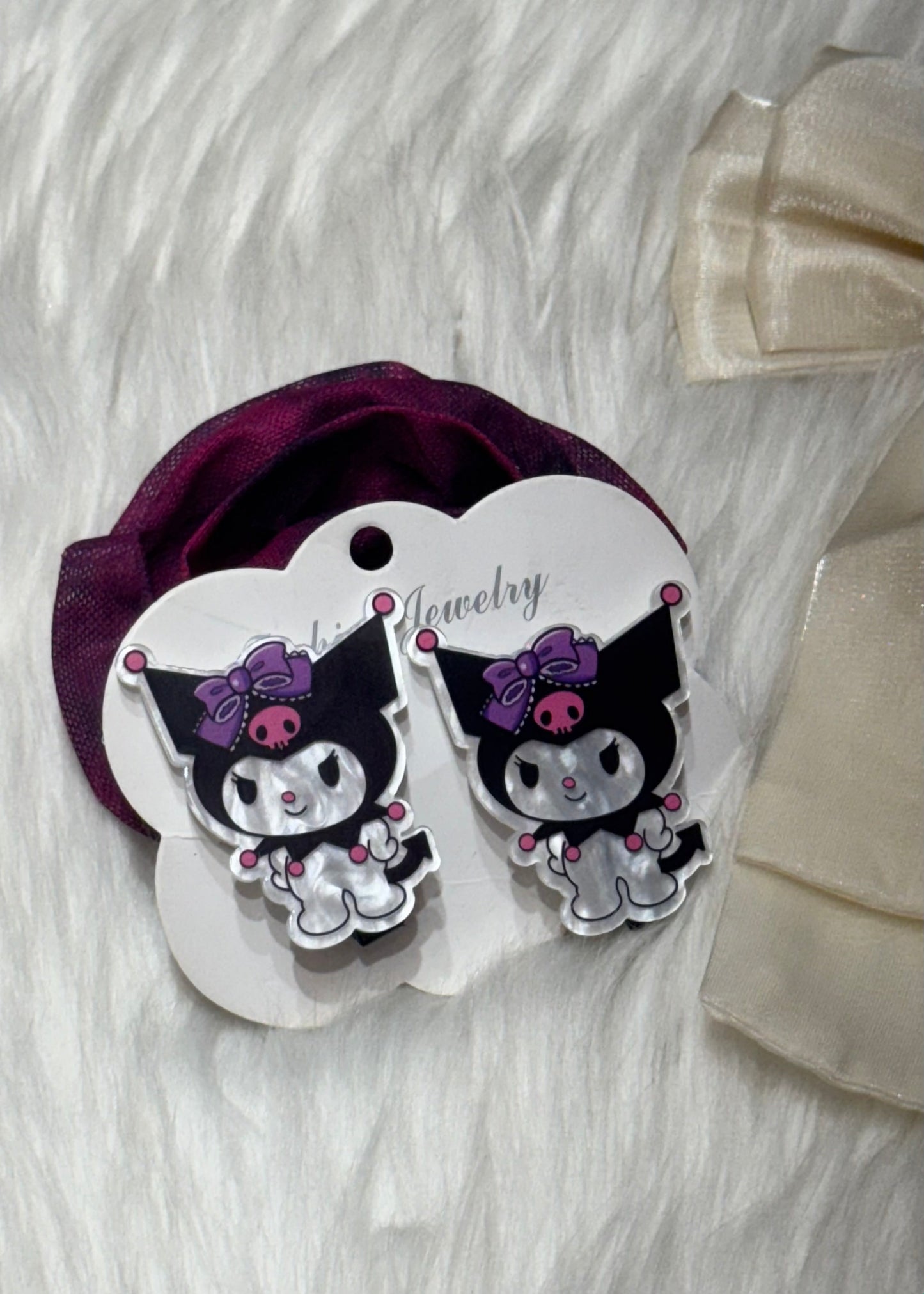 Cute Kuromi Hair Clip