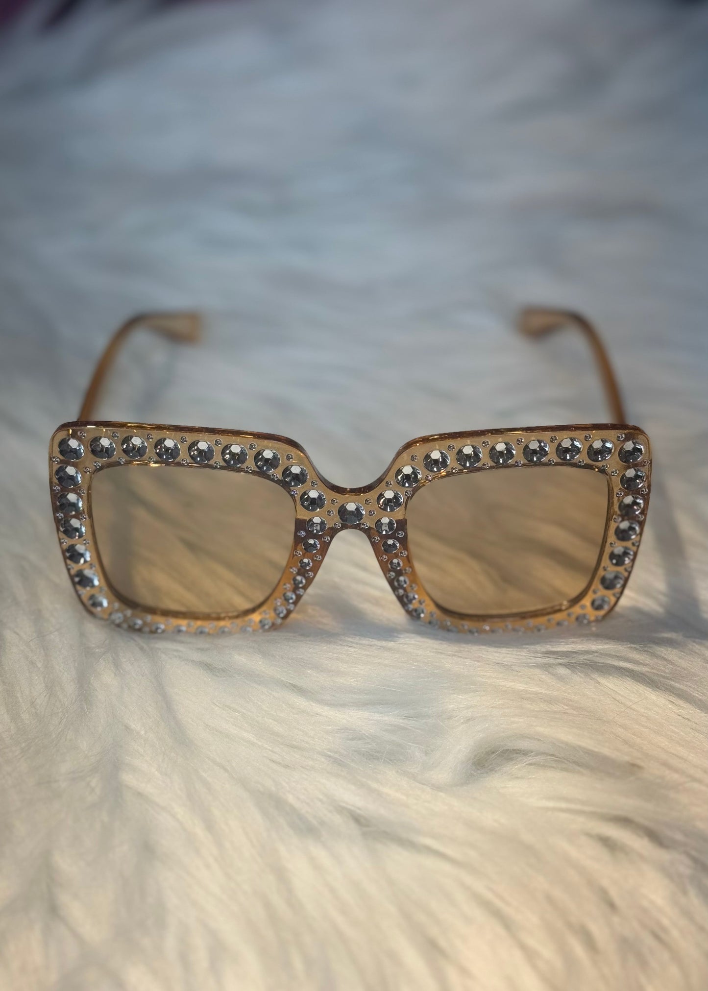 Sunglass with Stone Studded Frame