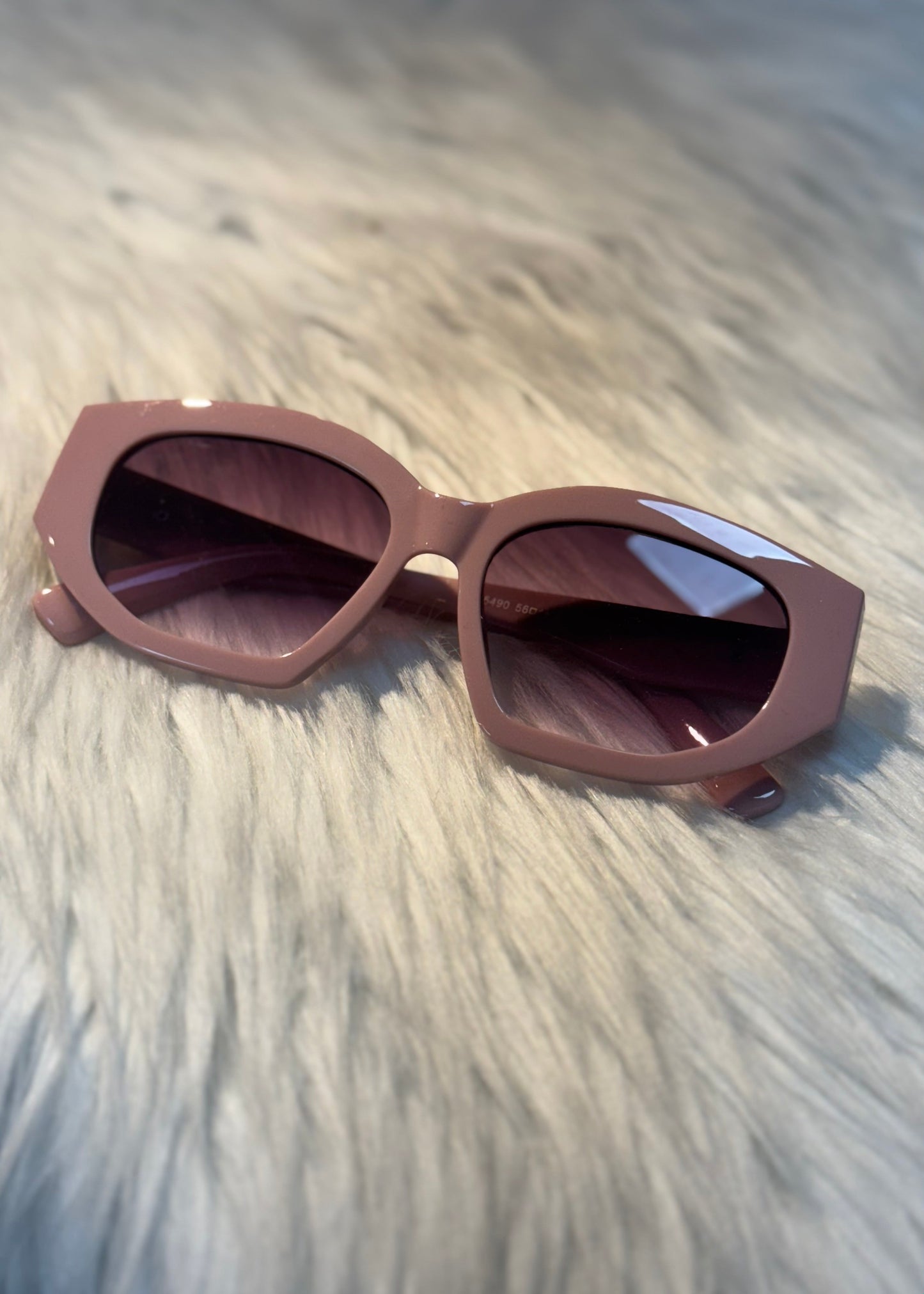 Stylish Dusty Pink Sunglass