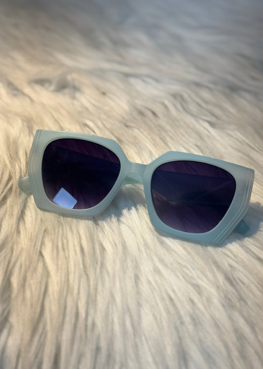 Plain Ice Blue Sunglass