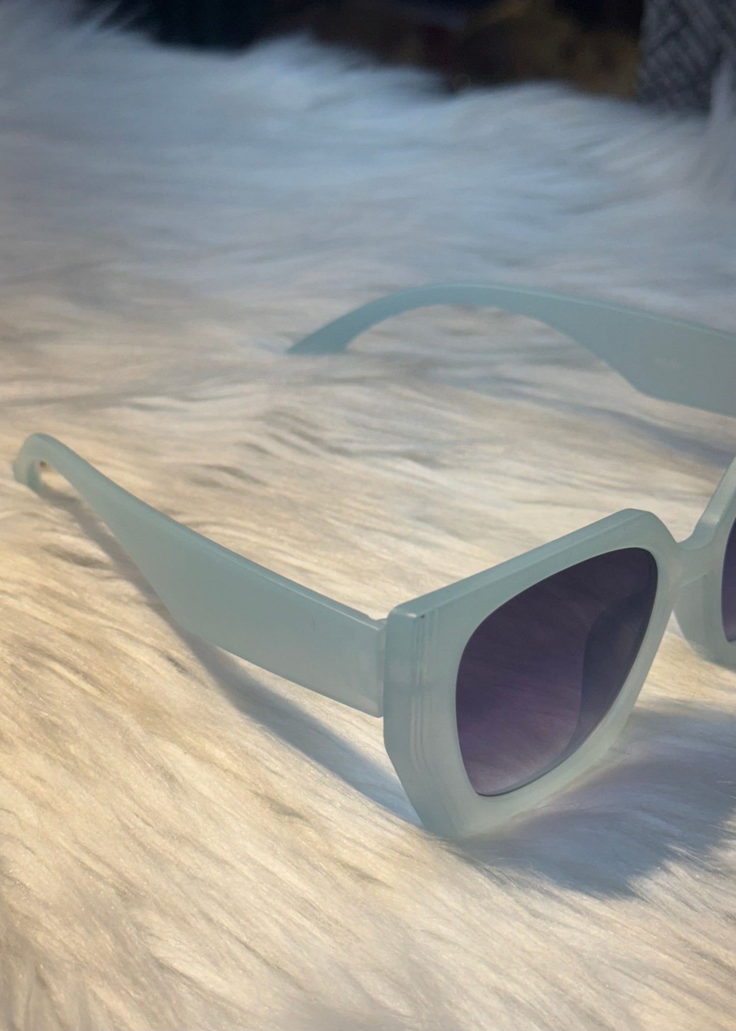 Plain Ice Blue Sunglass