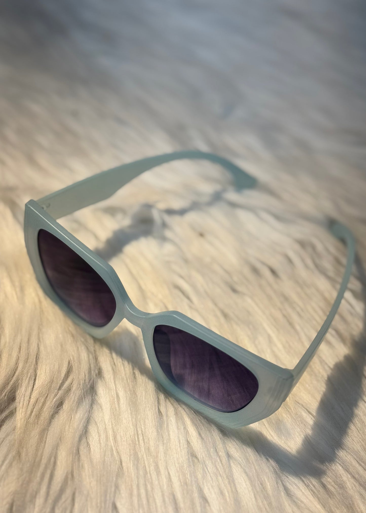 Plain Ice Blue Sunglass