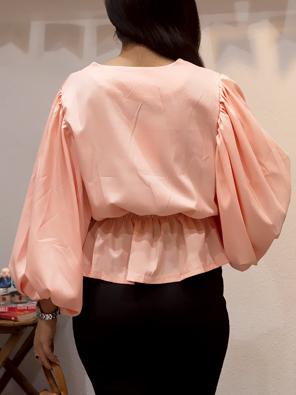 Balloon Sleeves Shirt