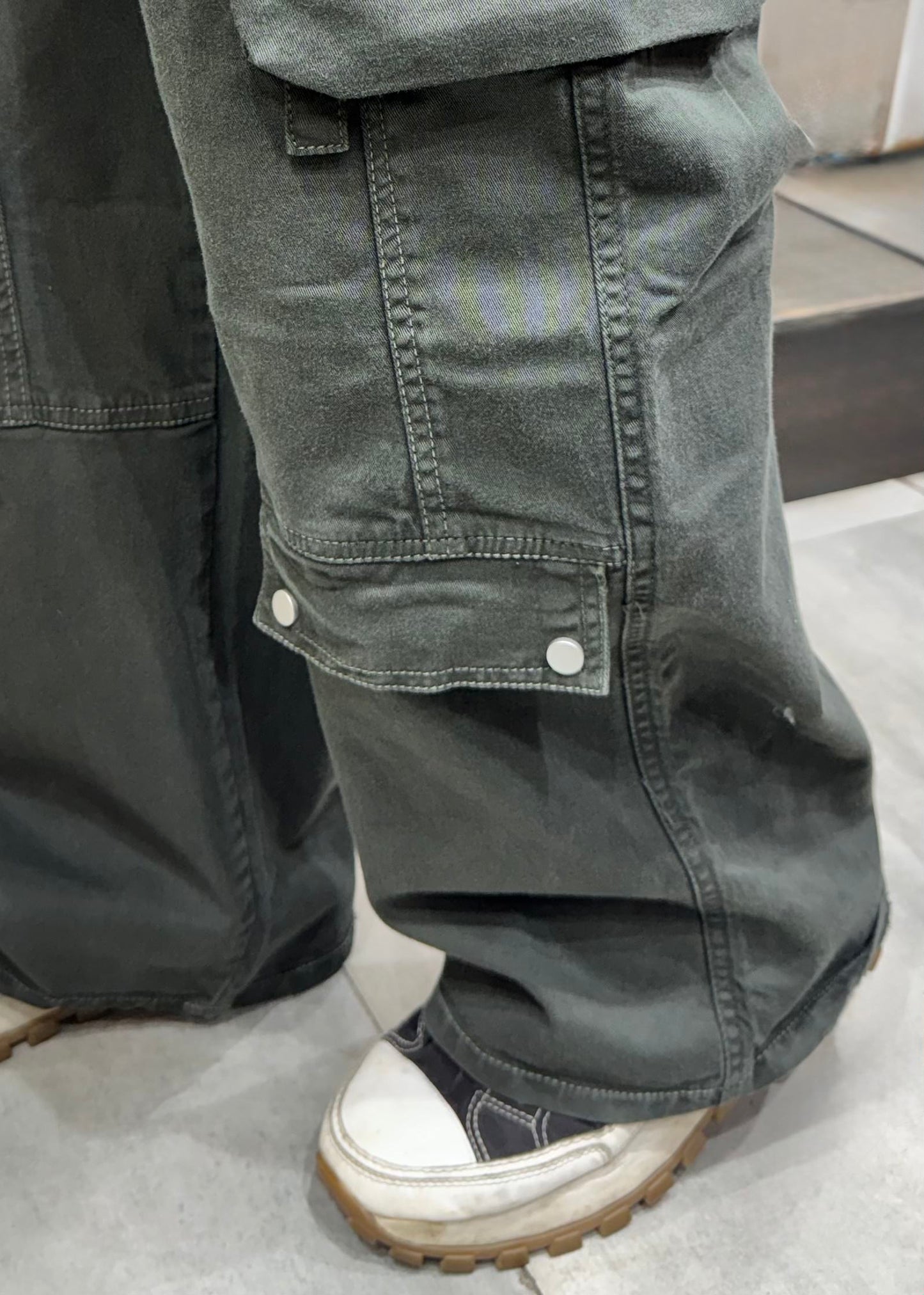 Light Denim Cargo Pant