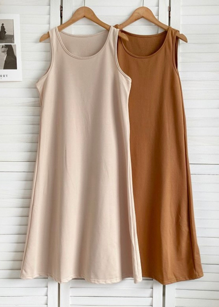 Casual Dress with Crop Hoodie