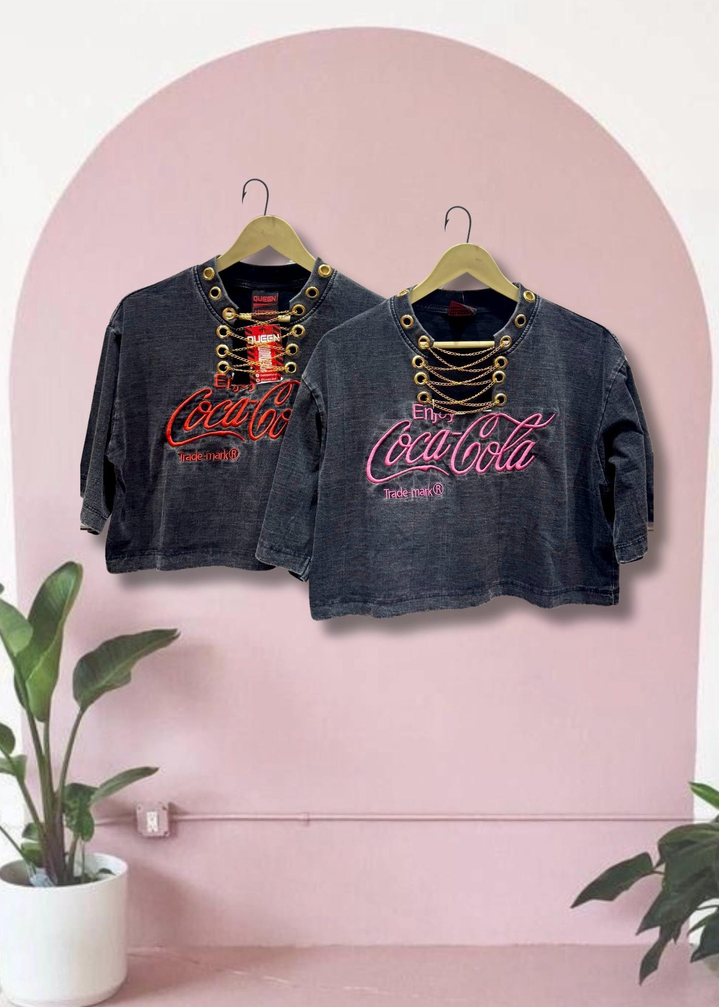 Cola Printed Crop TShirt