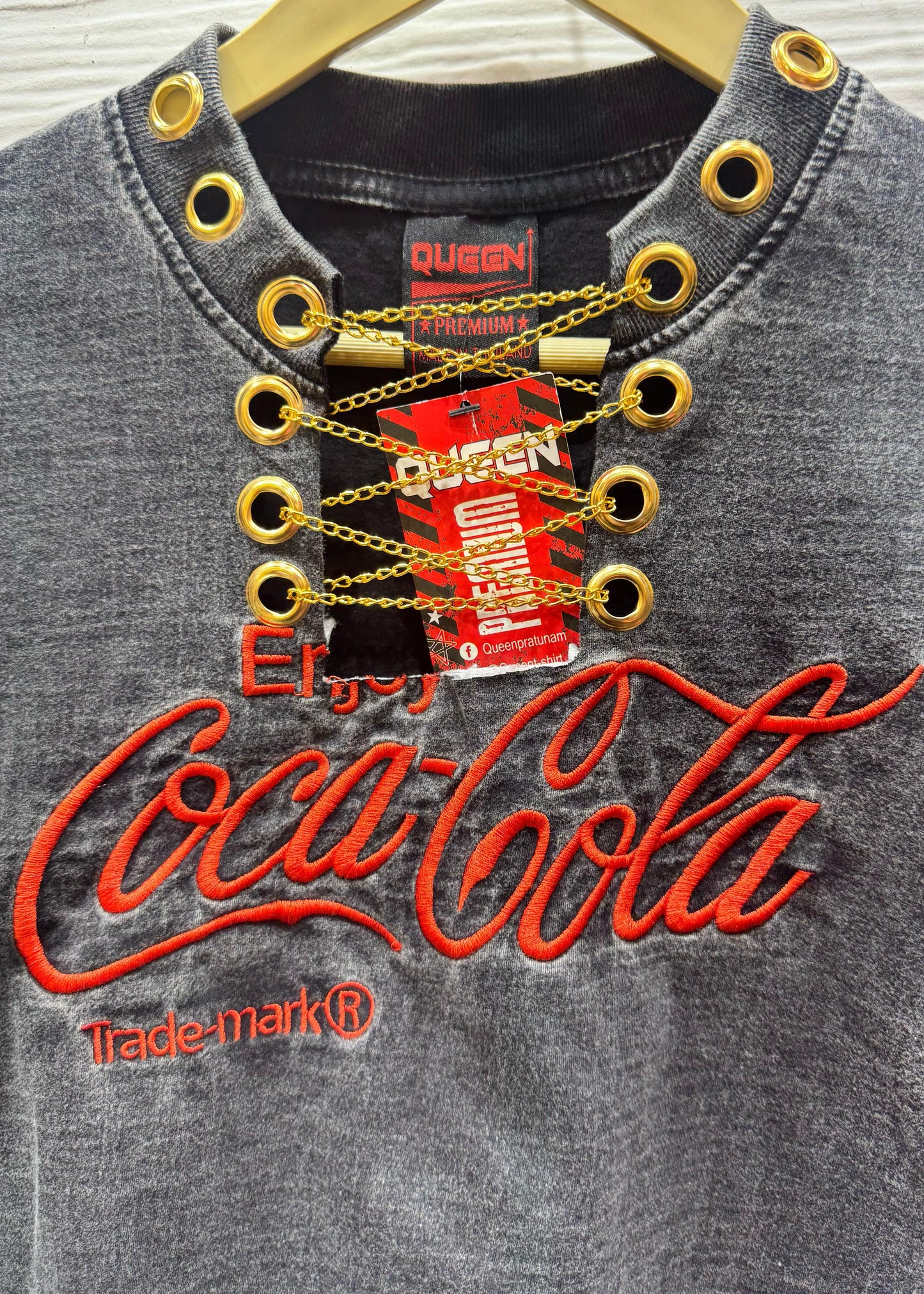 Cola Printed Crop TShirt