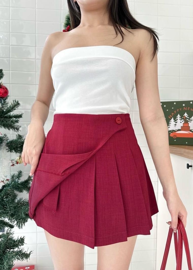 Stylish Pleated Skorts