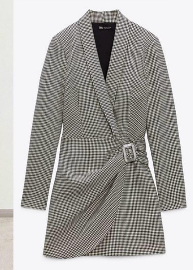 Houndstooth Blazer Dress