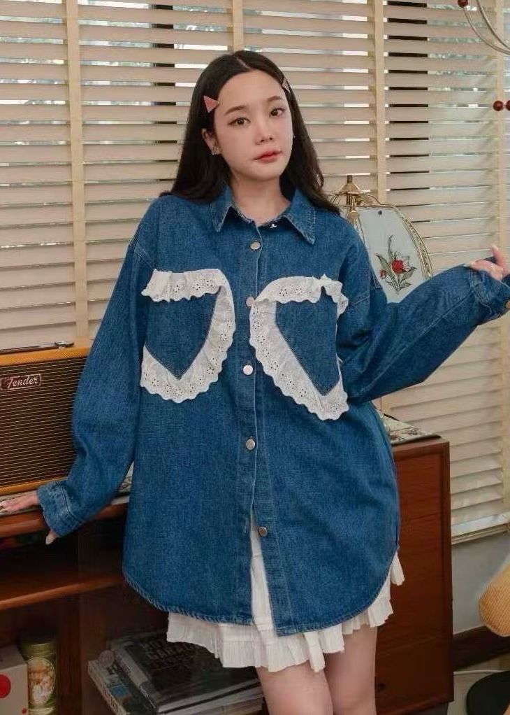 Oversized Denim Shirt