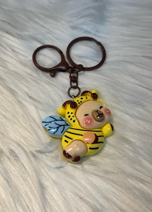 Honey Bee Keychain