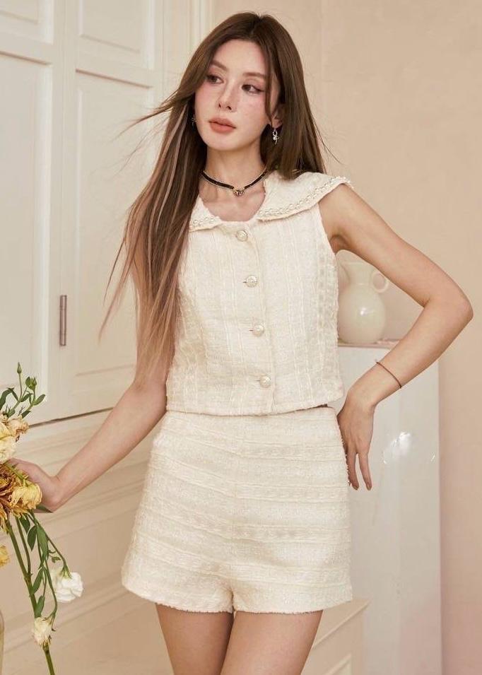 2 Pc Tweed Co-ord Set