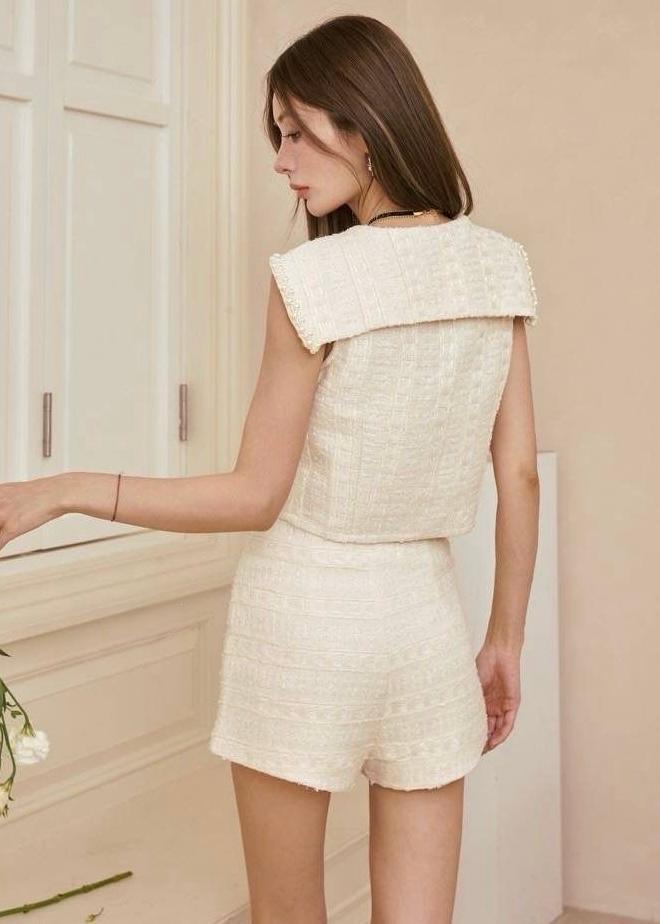 2 Pc Tweed Co-ord Set