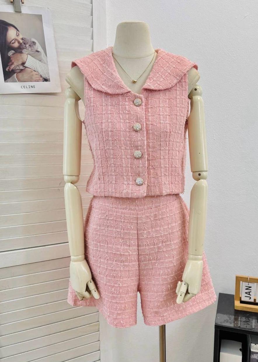 2 Pc Tweed Co-ord Set