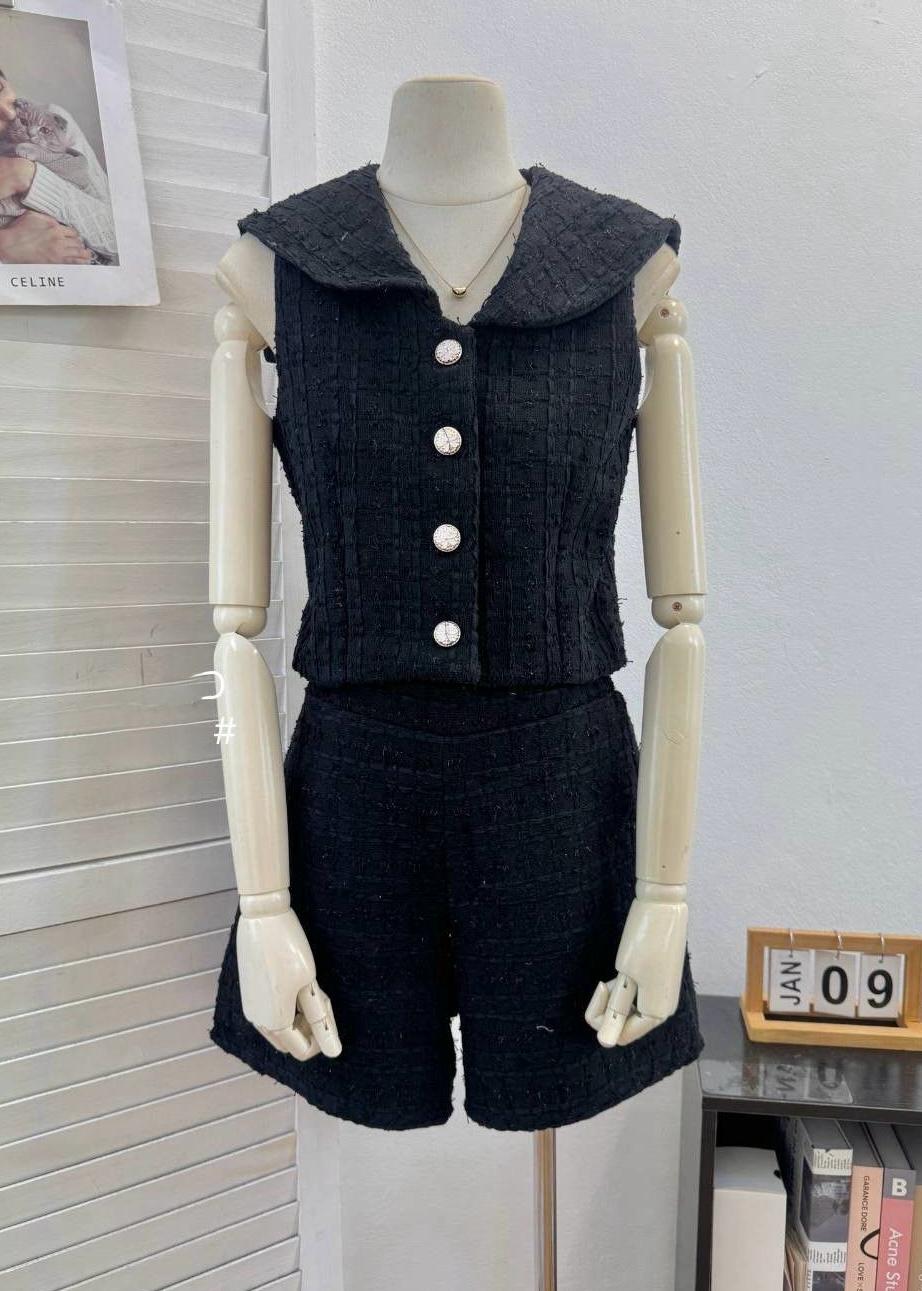 2 Pc Tweed Co-ord Set