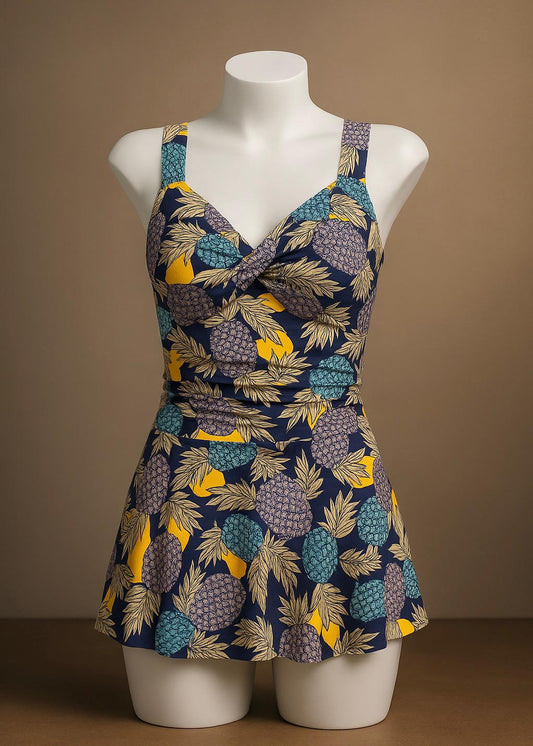 Pineapple Printed Swimwear
