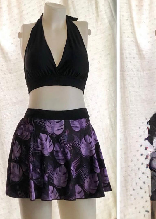 2 Pc Skirted Swimwear Set