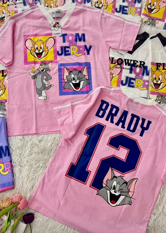 Oversized Cartoon Printed T-Shirt