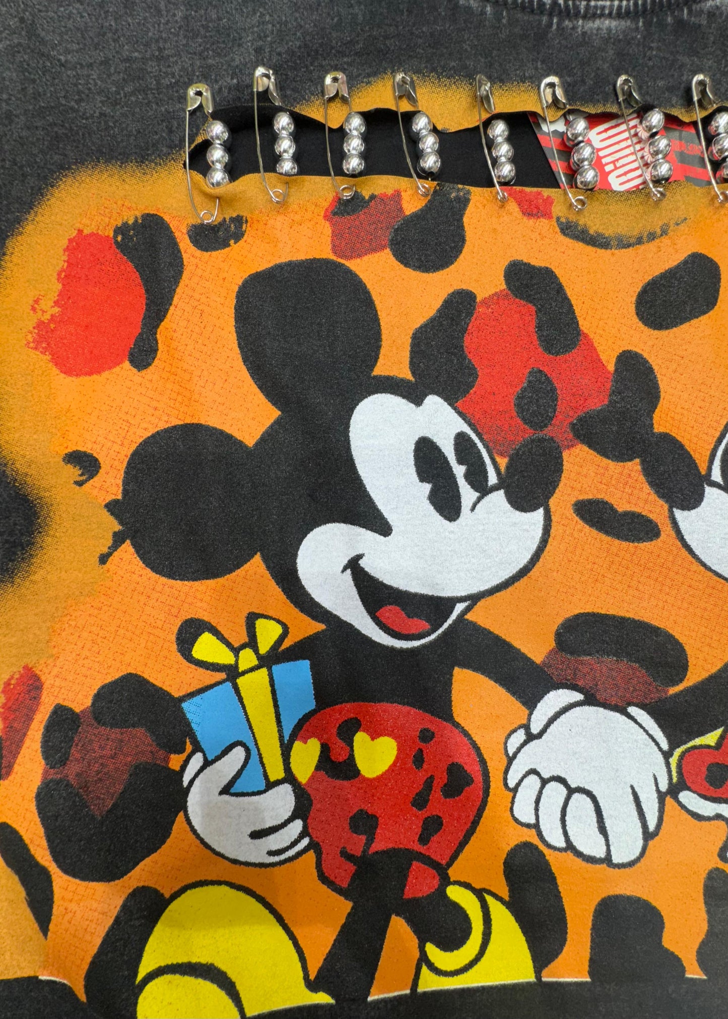 Cartoon Printed Crop T-Shirt