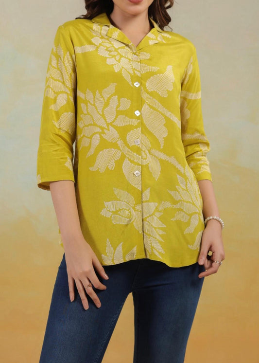 Floral Printed Tunic Top