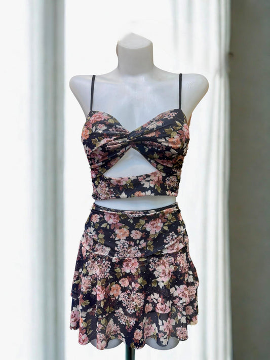 2 Pc Partywear Skirt Set