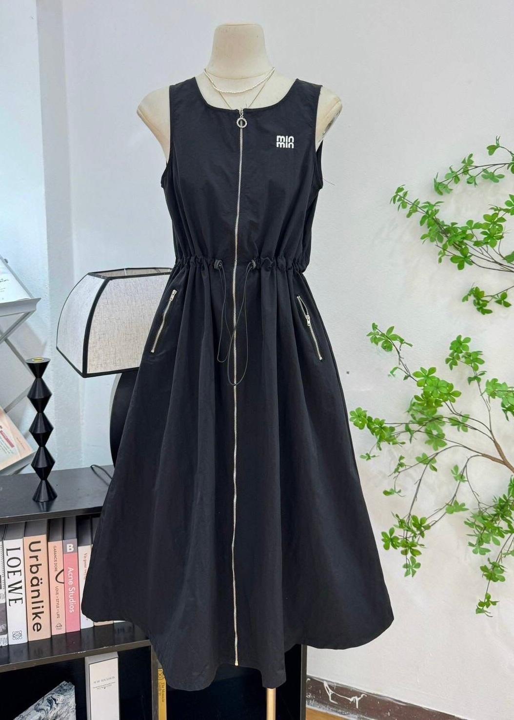 Technical Fabric Maxi Dress