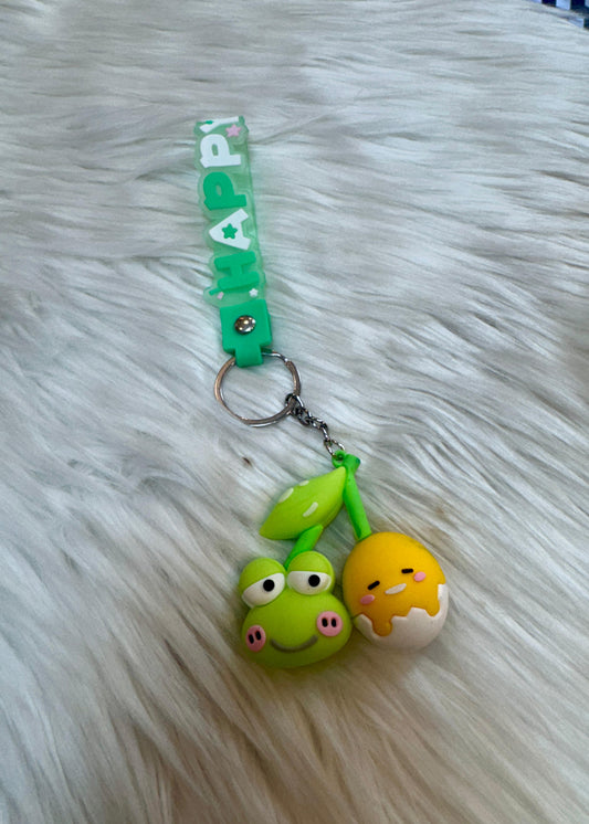 Green Froggie Keychain